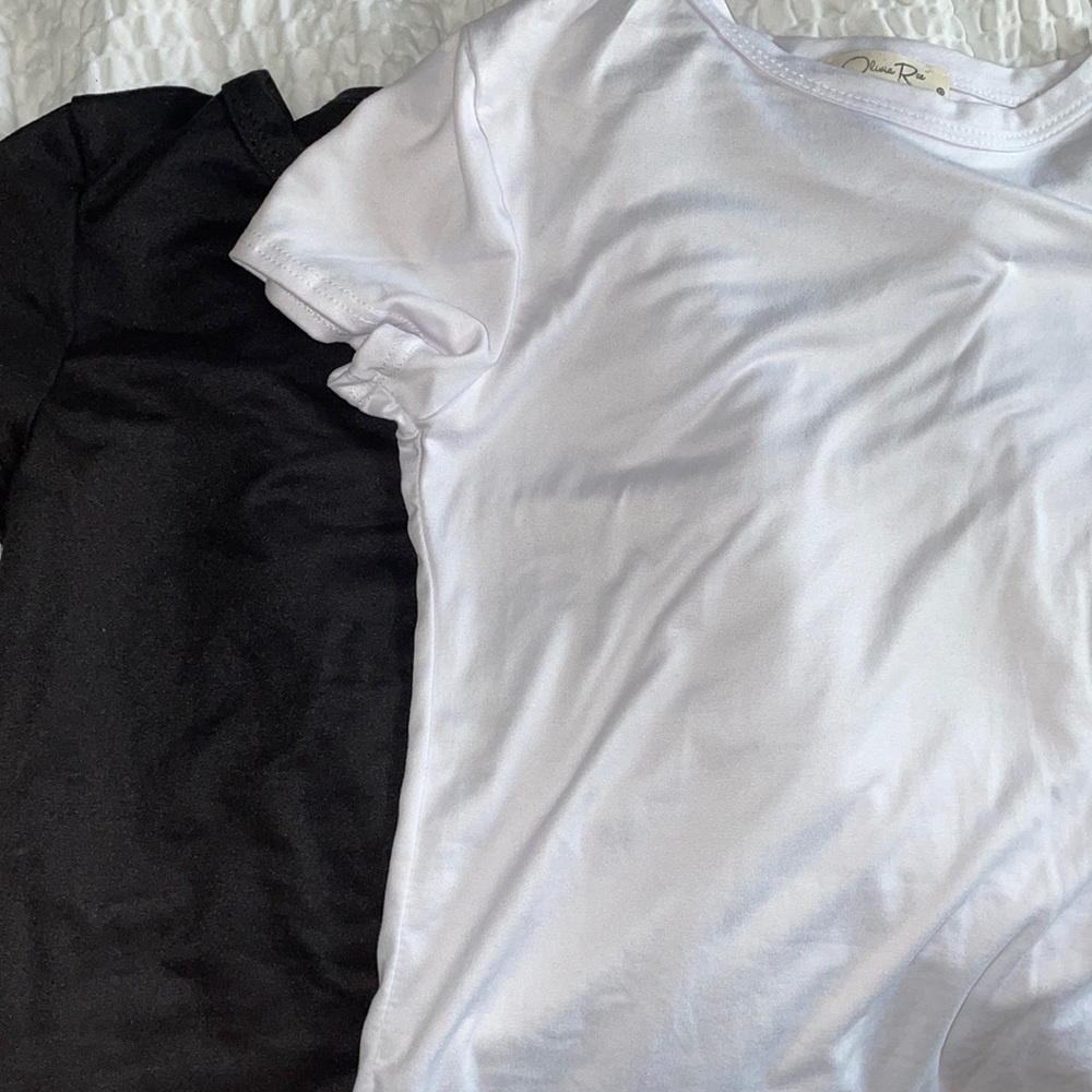 black and white short sleeve 🖤 🤍